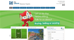 Desktop Screenshot of firstnationalmh.com.au